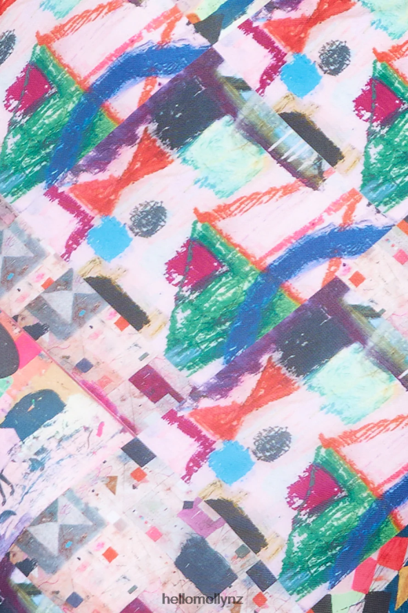 Hello Molly Glitch Mode Maxi Dress Pink PBN8866505 Clothing