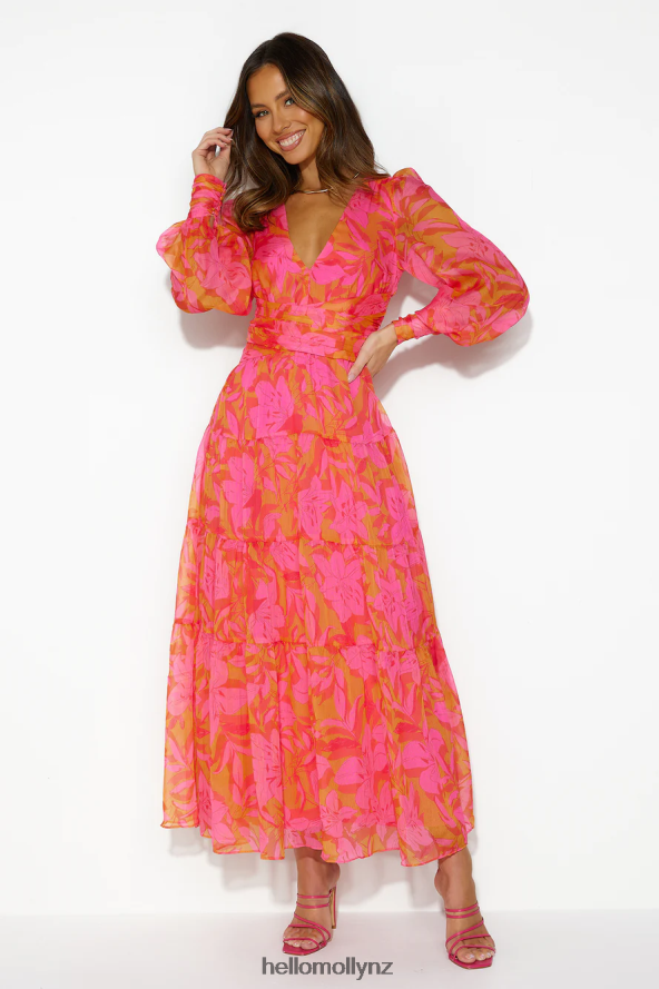 Hello Molly Gotta Thrive Maxi Dress Pink PBN8865623 Clothing