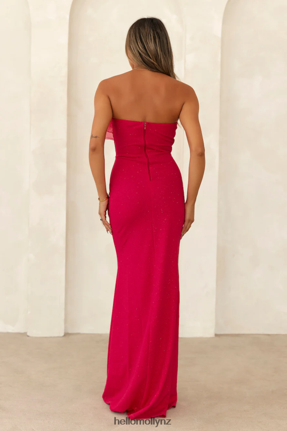 Hello Molly Her Entrance Glitter Maxi Dress Pink PBN8865558 Clothing