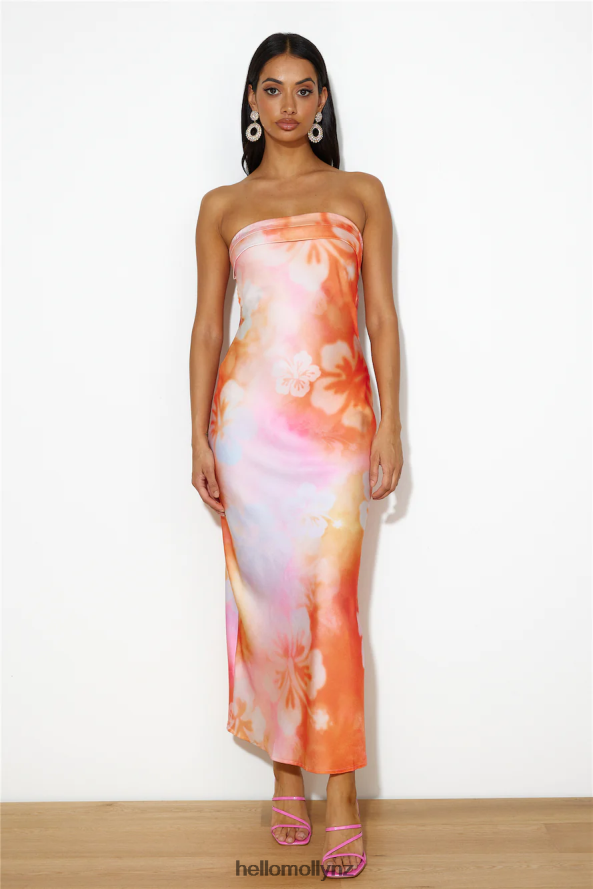 Hello Molly Highway To Heaven Maxi Dress Orange PBN8866342 Clothing