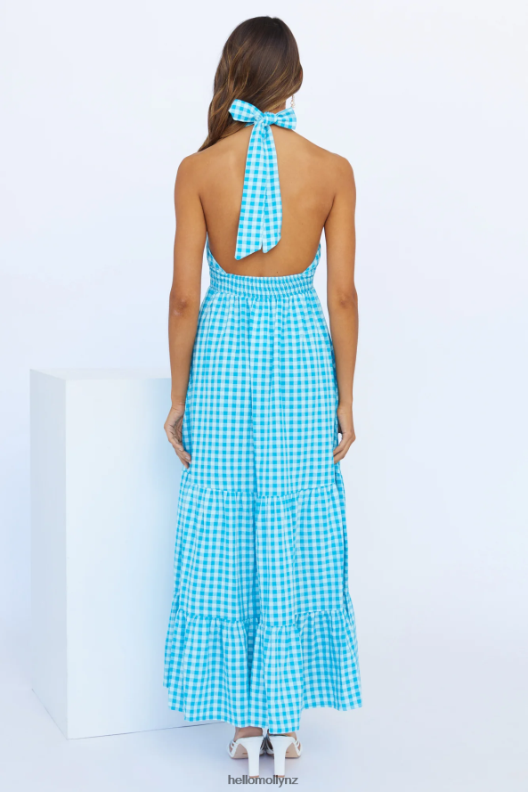 Hello Molly Important Piece Maxi Dress Blue PBN8866848 Clothing