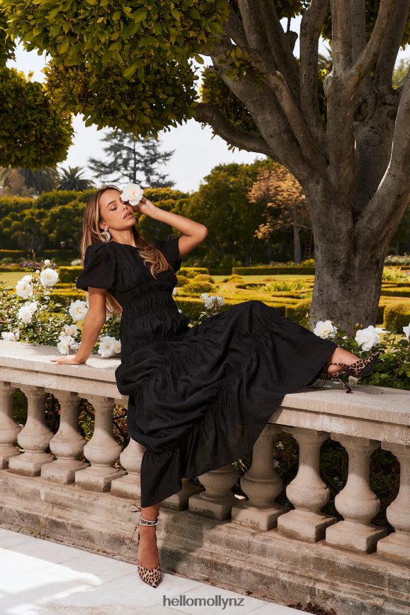 Hello Molly La Memoire Maxi Dress Black PBN8866524 Clothing
