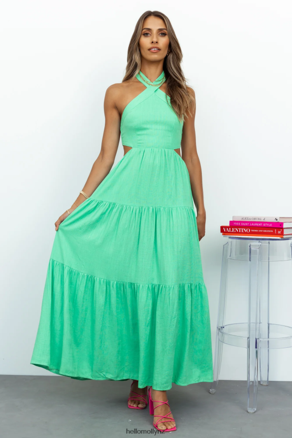 Hello Molly Landscape View Maxi Dress Green PBN8866720 Clothing