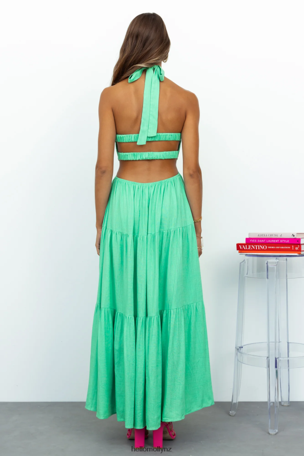 Hello Molly Landscape View Maxi Dress Green PBN8866720 Clothing
