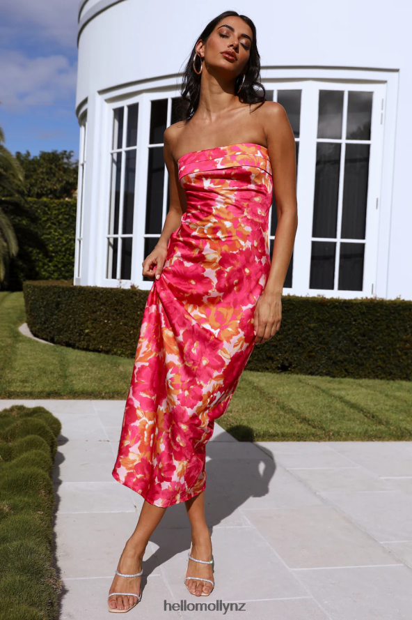 Hello Molly Letters Of Mine Maxi Dress Pink PBN8866653 Clothing