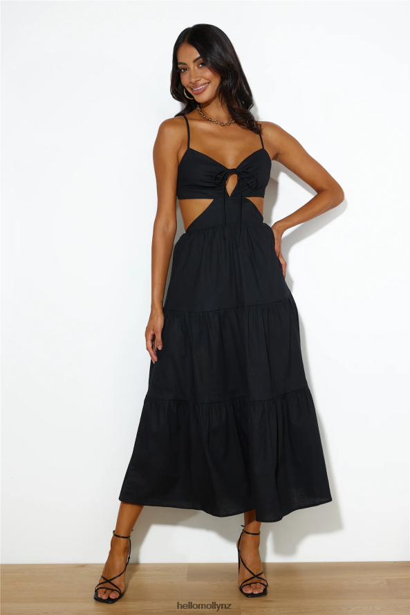 Hello Molly Loving Her Style Maxi Dress Black PBN8866251 Clothing
