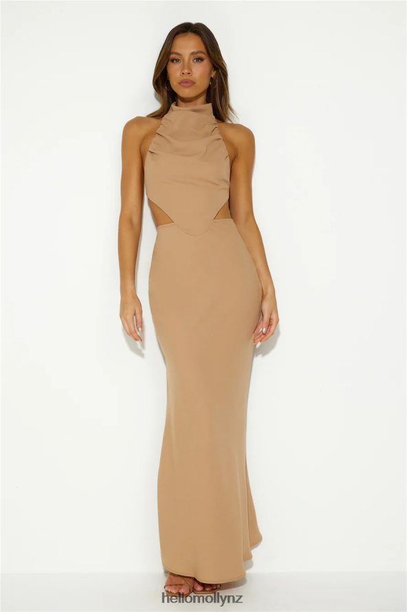 Hello Molly My Pathway Maxi Dress Brown PBN8865687 Clothing
