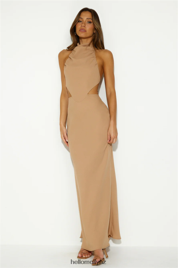 Hello Molly My Pathway Maxi Dress Brown PBN8865687 Clothing