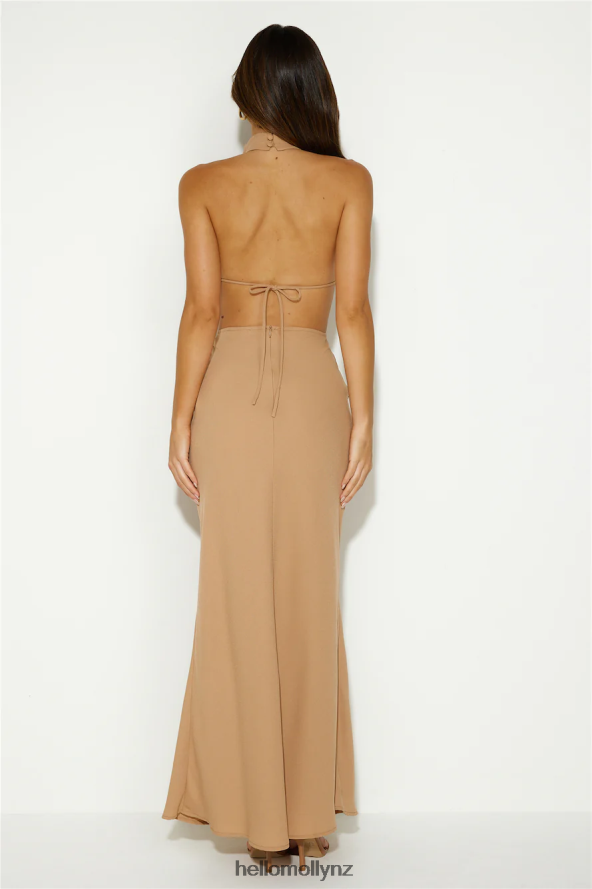 Hello Molly My Pathway Maxi Dress Brown PBN8865687 Clothing