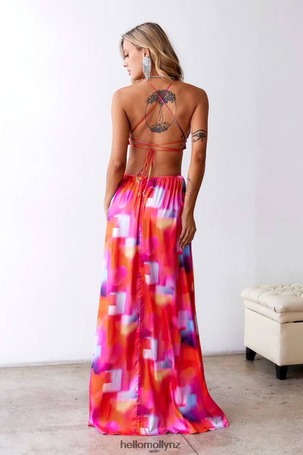Hello Molly New Sensations Maxi Dress Multi PBN8866018 Clothing