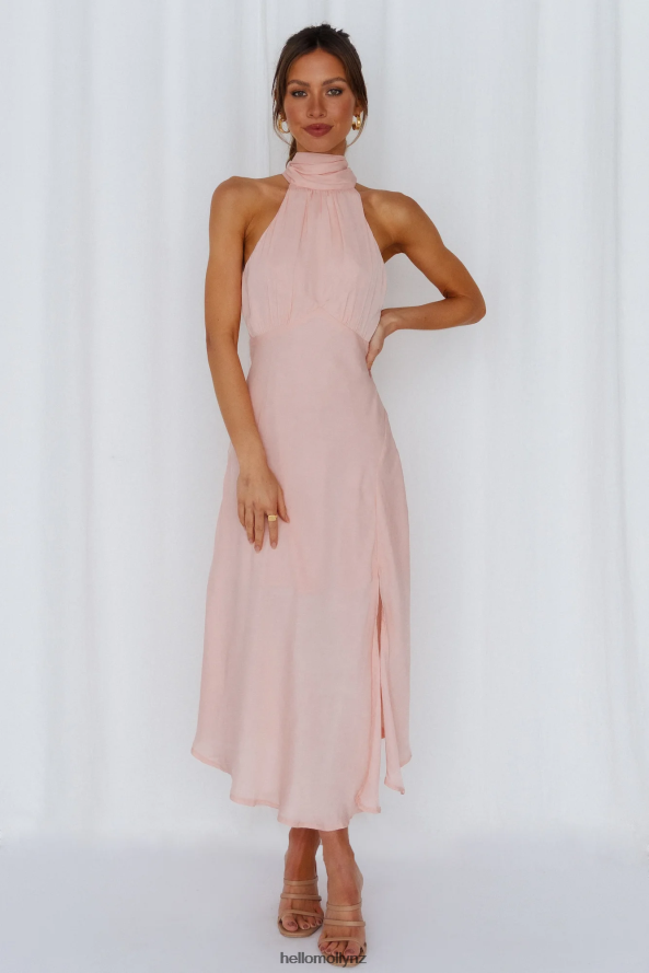 Hello Molly No Tears Here Maxi Dress Peach PBN8866854 Clothing