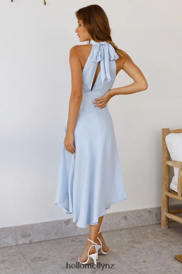 Hello Molly No Tears Here Maxi Dress Steel Blue PBN8866827 Clothing