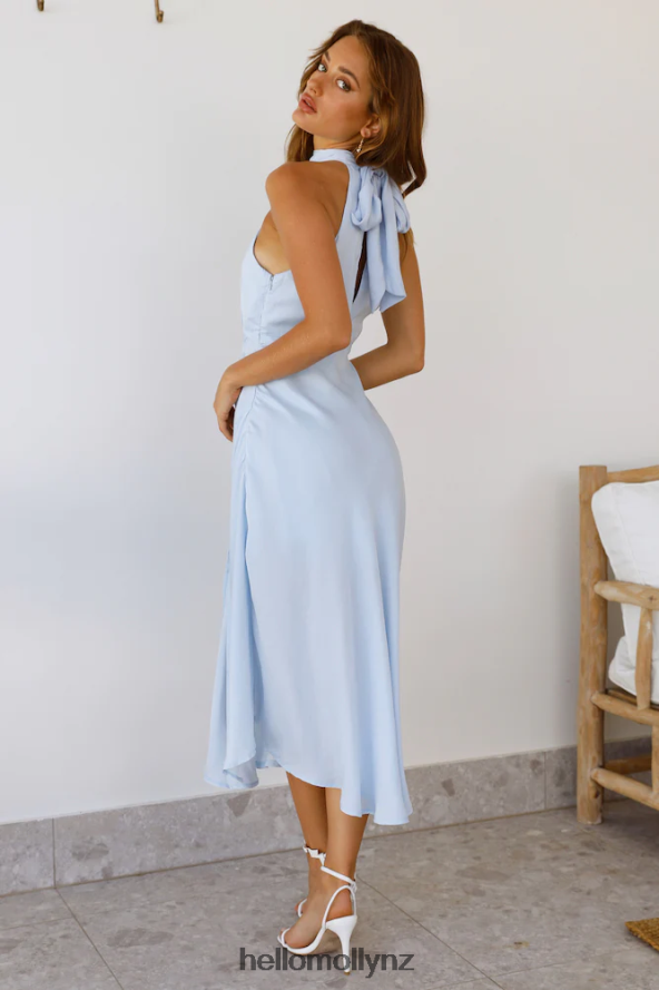 Hello Molly No Tears Here Maxi Dress Steel Blue PBN8866827 Clothing