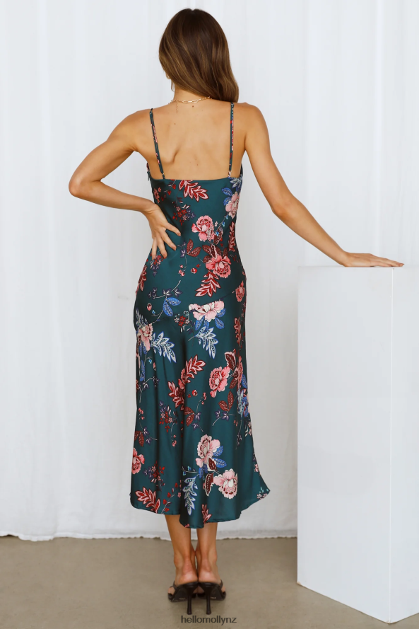 Hello Molly No Yesterday Maxi Dress Forest Green PBN8866839 Clothing