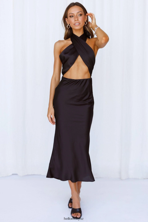 Hello Molly Nobodys Love Maxi Dress Black PBN8866874 Clothing