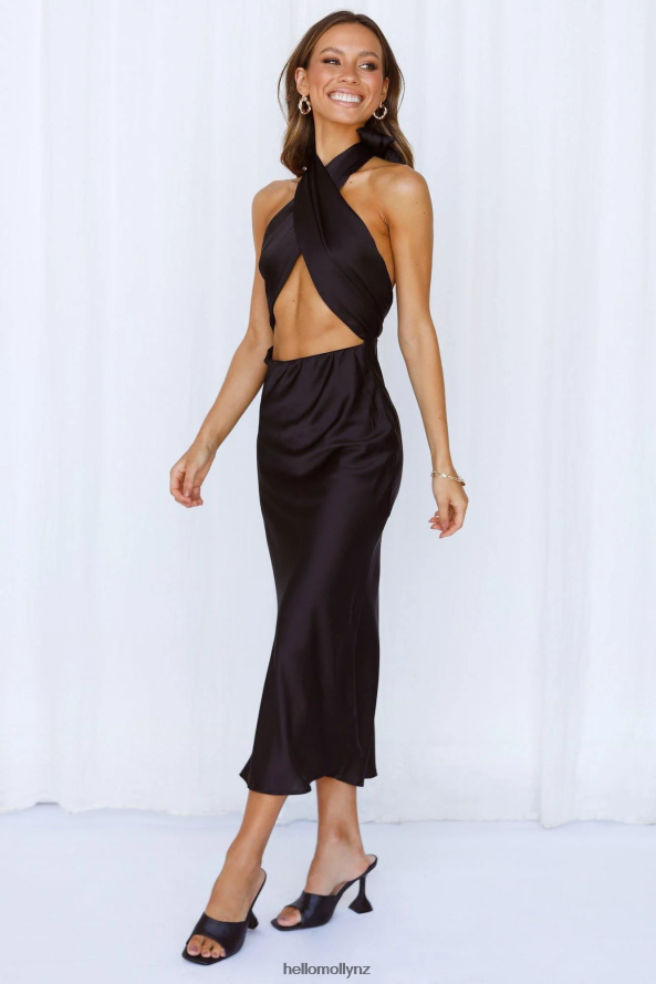 Hello Molly Nobodys Love Maxi Dress Black PBN8866874 Clothing