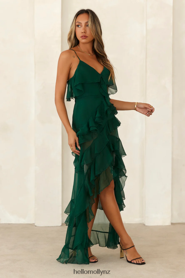Hello Molly Ocean Sight Maxi Dress Green PBN8865742 Clothing