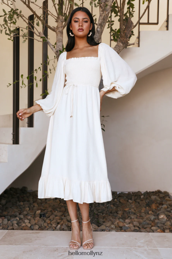 Hello Molly Porcelain Heights Maxi Dress Beige PBN8864563 Clothing