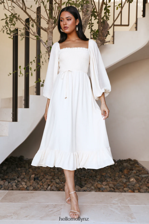 Hello Molly Porcelain Heights Maxi Dress Beige PBN8864563 Clothing