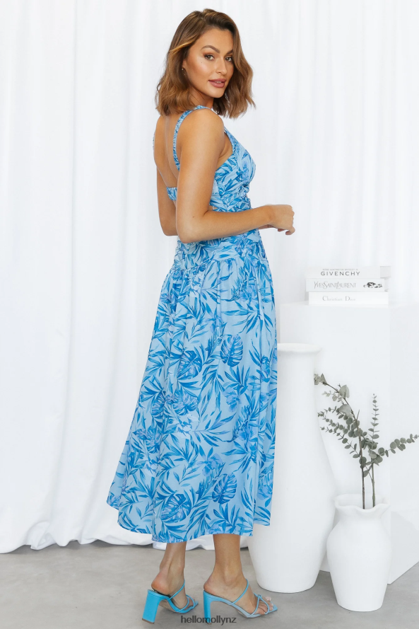 Hello Molly Praised Maxi Dress Blue PBN8866600 Clothing