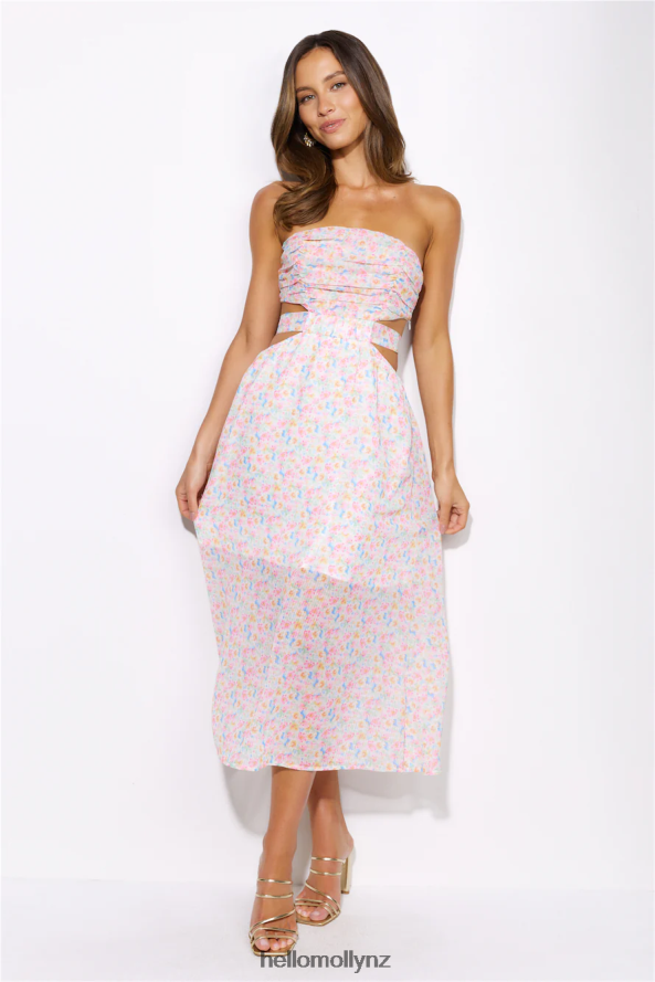 Hello Molly Pretty And Girly Maxi Dress Pink PBN8865796 Clothing
