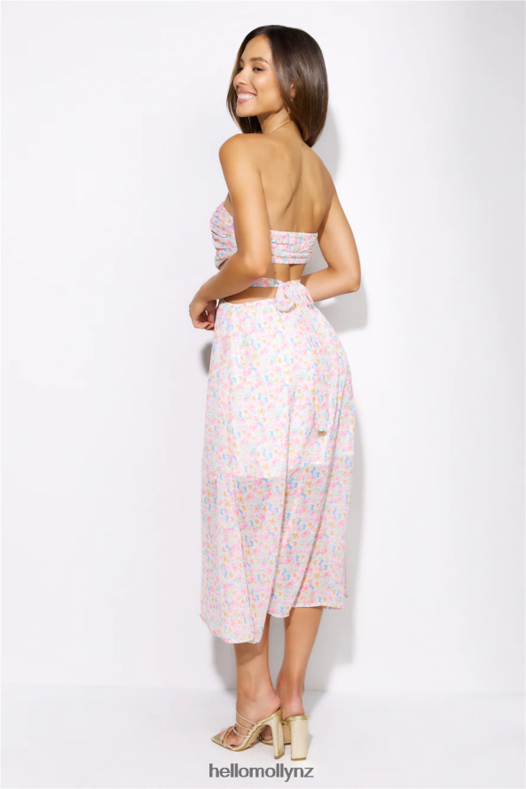Hello Molly Pretty And Girly Maxi Dress Pink PBN8865796 Clothing