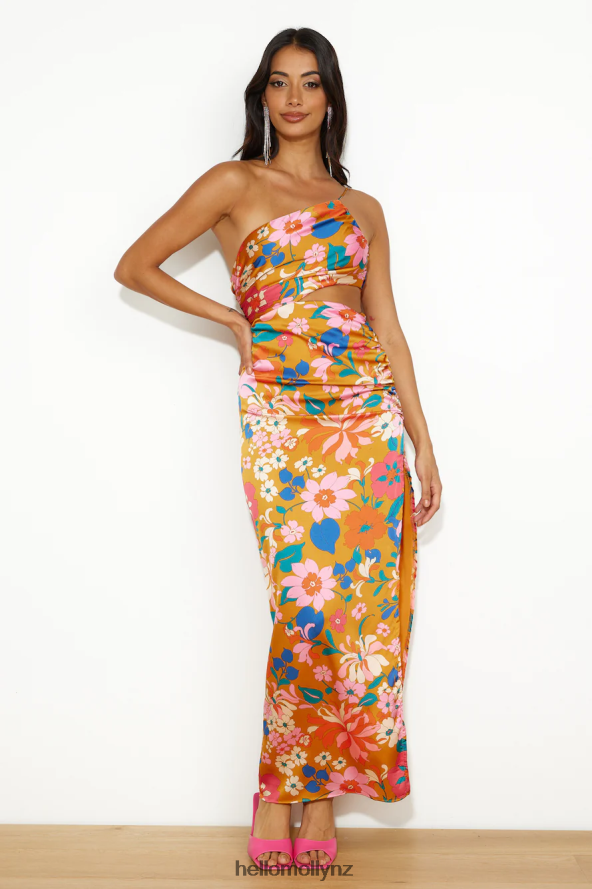 Hello Molly Pretty Fun Maxi Dress Orange PBN8865913 Clothing