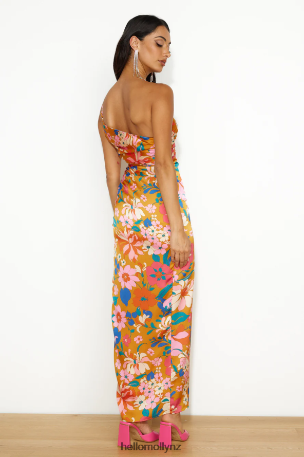 Hello Molly Pretty Fun Maxi Dress Orange PBN8865913 Clothing