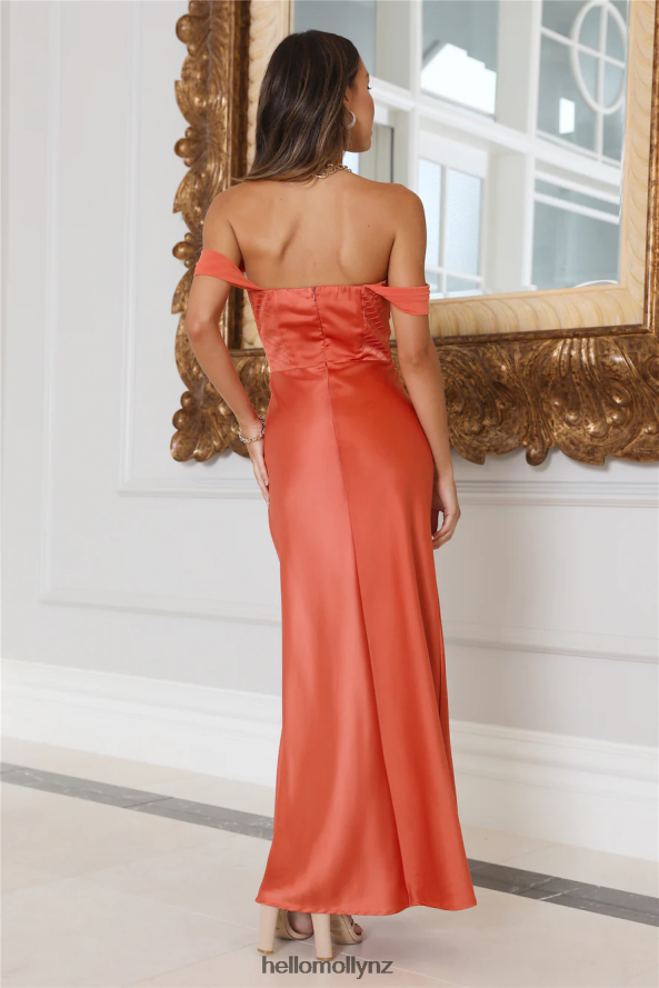 Hello Molly Princess Moment Maxi Dress Orange PBN8864259 Clothing