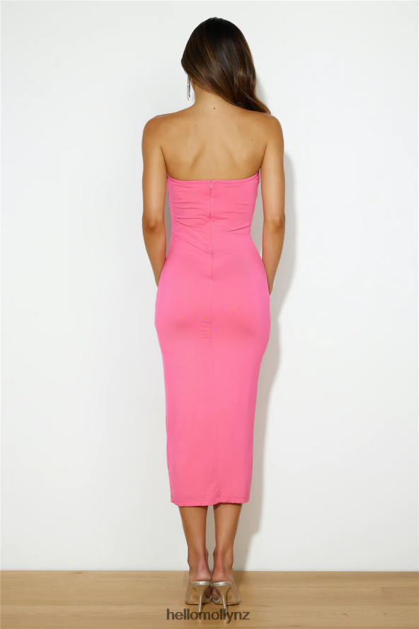 Hello Molly Repeated Wear Maxi Dress Pink PBN8865586 Clothing