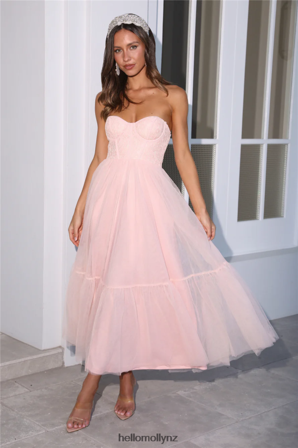 Hello Molly Royal Treasure Tulle Maxi Dress Pink PBN8865951 Clothing