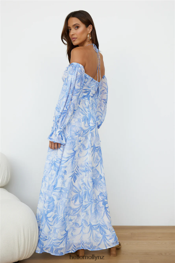 Hello Molly SEVEN WONDERS Dharma Maxi Dress Blue PBN8866493 Clothing