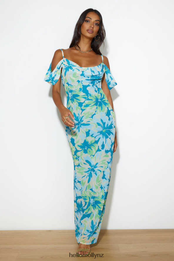 Hello Molly SEVEN WONDERS Longina Maxi Dress Green PBN8866171 Clothing