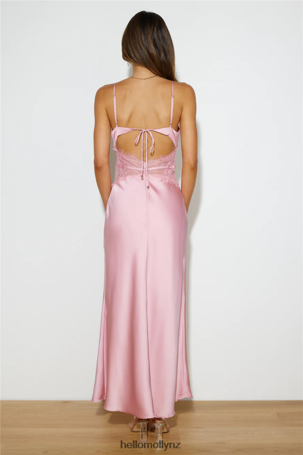 Hello Molly Seen In Luxe Maxi Dress Blush PBN8866201 Clothing