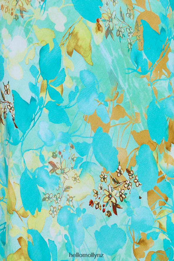 Hello Molly She's The Fun Maxi Dress Teal PBN8865996 Clothing