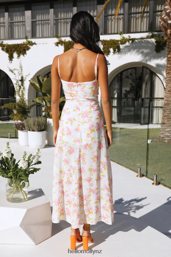 Hello Molly Skipping Fields Maxi Dress White PBN8866790 Clothing