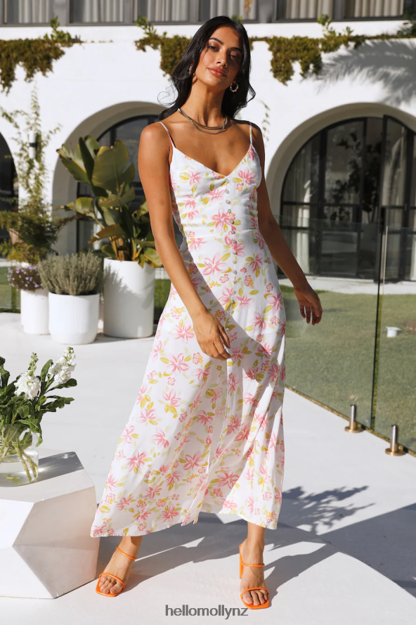 Hello Molly Skipping Fields Maxi Dress White PBN8866790 Clothing