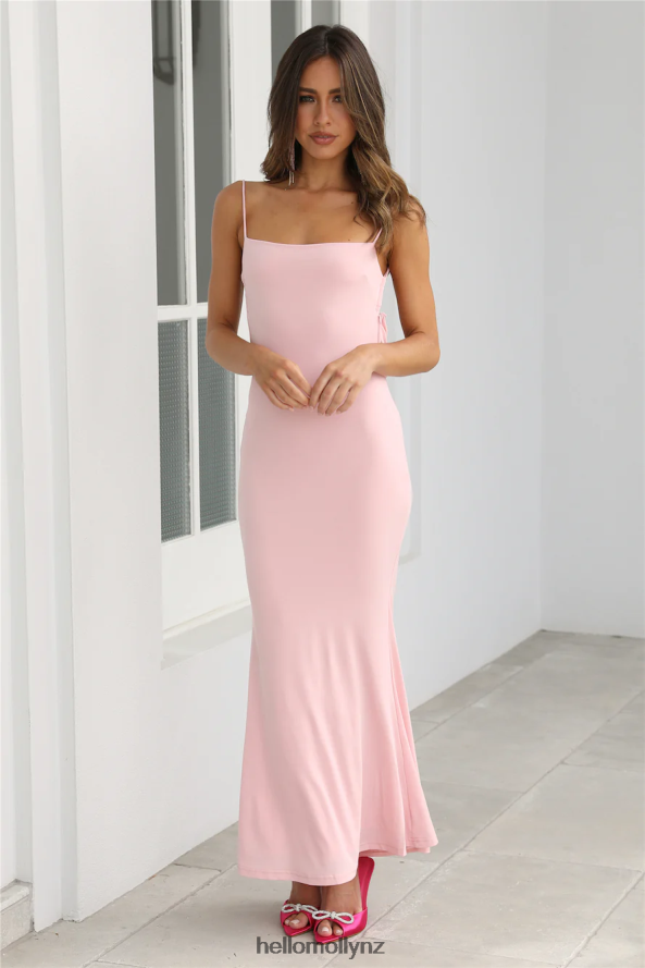 Hello Molly Slinky Party Girl Maxi Dress Pink PBN8866272 Clothing