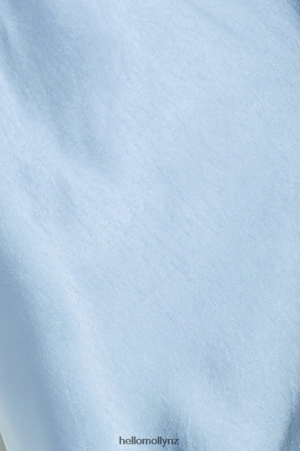 Hello Molly Slip On Class Satin Maxi Dress Blue PBN8865747 Clothing