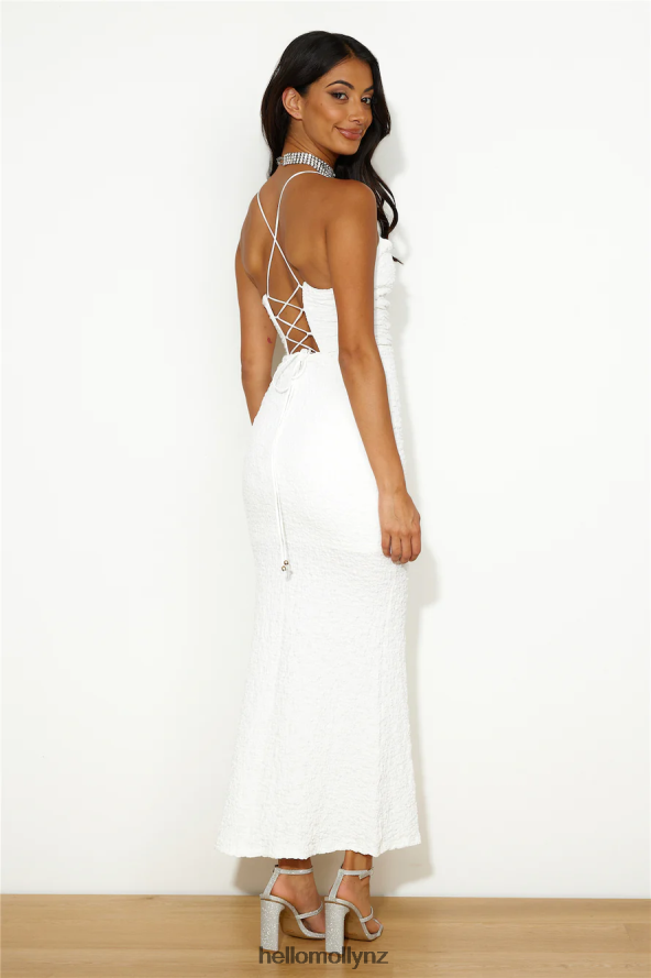 Hello Molly Stylish Girl Things Maxi Dress White PBN8865929 Clothing