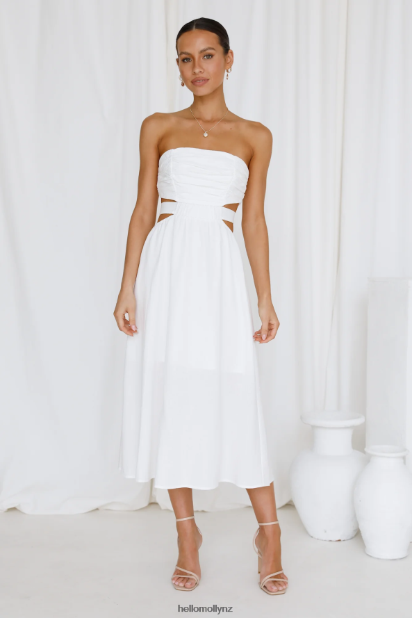 Hello Molly Sublime Lover Maxi Dress White PBN8866566 Clothing