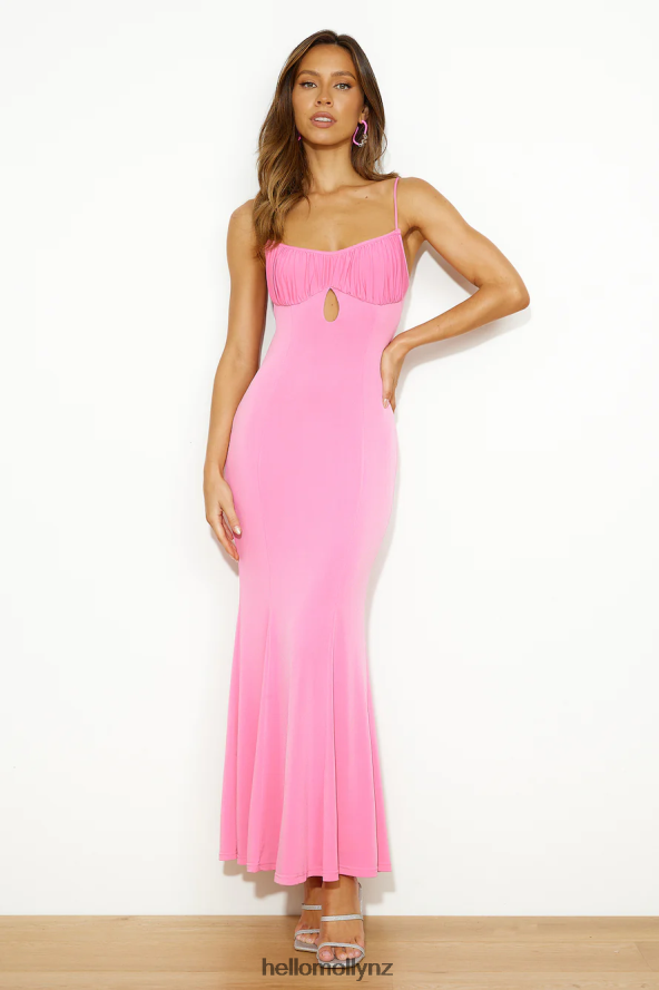 Hello Molly Summer Date Nights Maxi Dress Pink PBN8865904 Clothing
