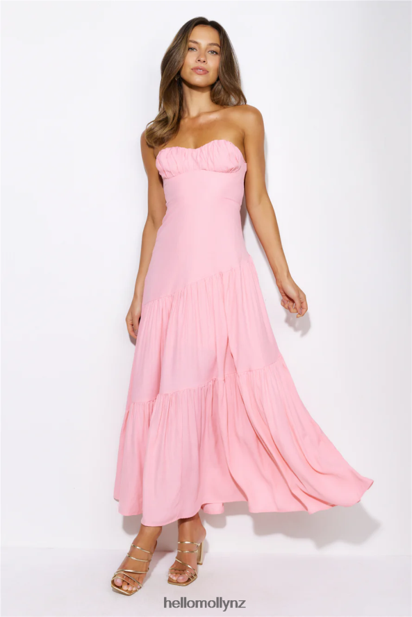 Hello Molly Summer In Love Maxi Dress Pink PBN8865848 Clothing