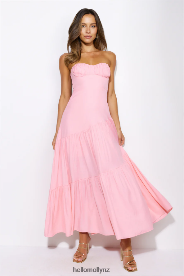 Hello Molly Summer In Love Maxi Dress Pink PBN8865848 Clothing
