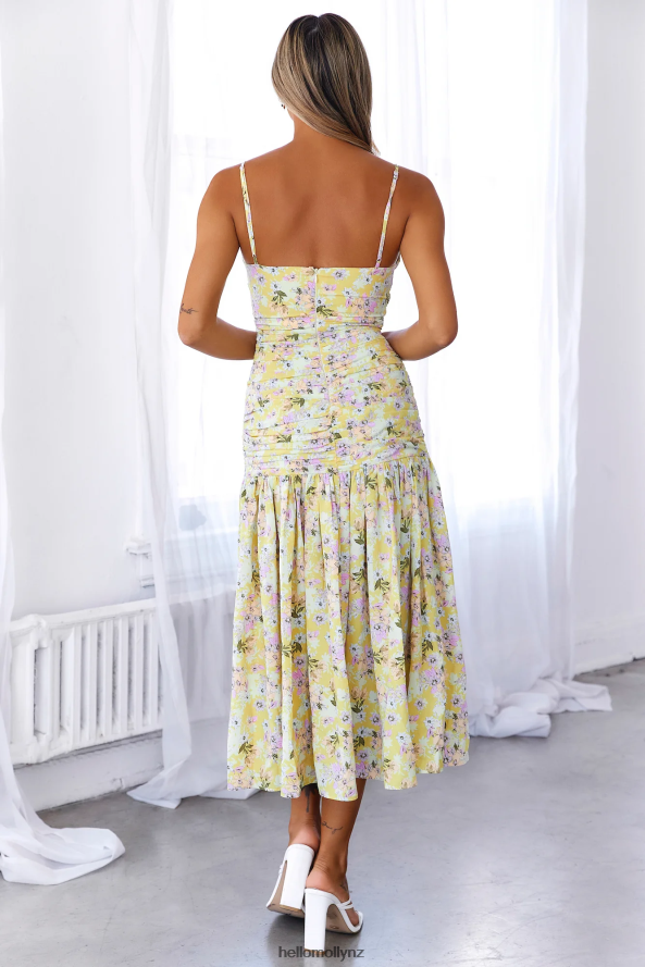 Hello Molly Sun Risin Maxi Dress Yellow PBN8866622 Clothing