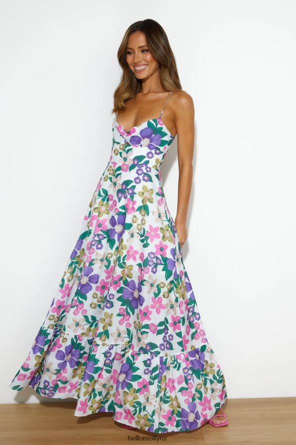 Hello Molly Sunset Walk Maxi Dress Multi PBN8866241 Clothing