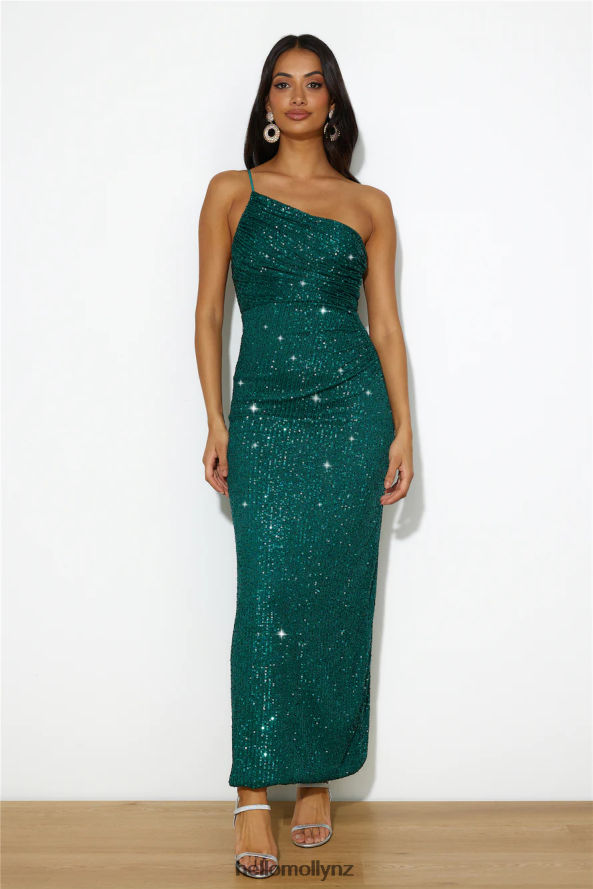 Hello Molly Super Stars Maxi Dress Emerald Green PBN8866292 Clothing