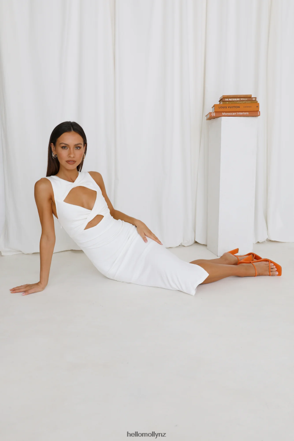 Hello Molly Sweet Dahlia Maxi Dress White PBN8866551 Clothing