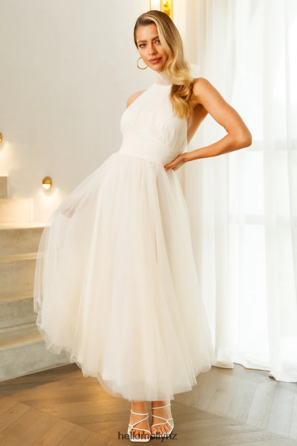 Hello Molly Tangled Up Maxi Dress Ivory PBN8866418 Clothing