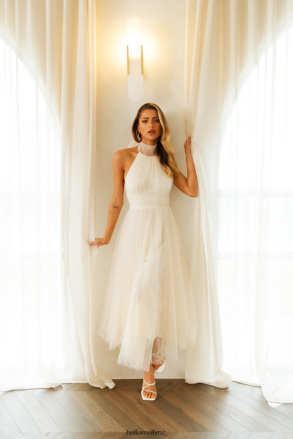 Hello Molly Tangled Up Maxi Dress Ivory PBN8866418 Clothing